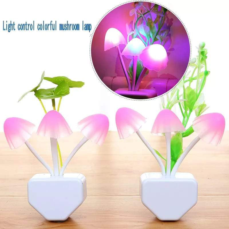 Mushroom LED Sensor Control Night Lamp 999Only