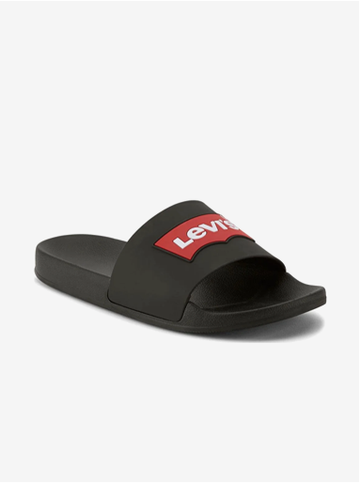 Black Slippers From Levi’s