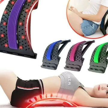 Magnetotherapy Multi-Level Adjustable Back Massager Stretcher