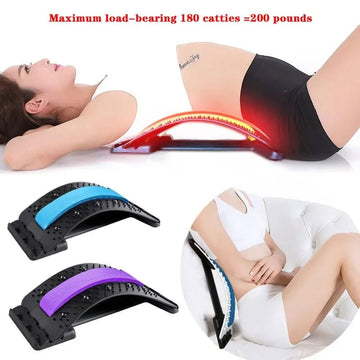 Magnetotherapy Multi-Level Adjustable Back Massager Stretcher