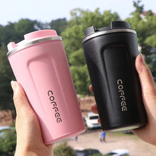 Insulated Coffee Mug Stainless Steel Tumbler Water Thermos Vacuum Flask Bottle Portable Travel Mug Thermal Cup