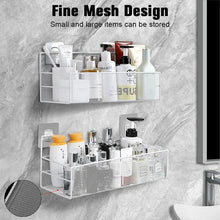 WALL SHELF WITH HOOKS / MESHED WALL SHELF