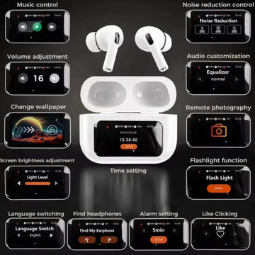 Latest AirPods Pro 3rd Generation with Touch Display| ANC & ENC