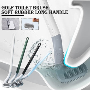 360 Deep Golf Head Brush Toilet Bowl Cleaner Brush For Bathroom