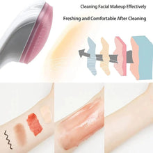 Silicone Face Scrubber Exfoliating Brush Manual Handheld Facial Cleansing