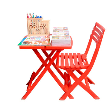 Kids Foldable Plastic  Table & Chair Different Colours Kids Foldable Plastic  Table & Chair Different Colours Table