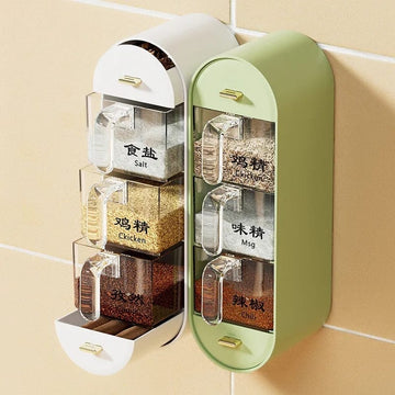 Wall Mounted Spice Storage Box