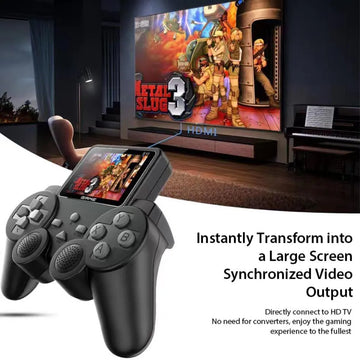 S10 Game Console with 520 Classic Games, Portable Retro Controller, Connected with HD TV Screen Support