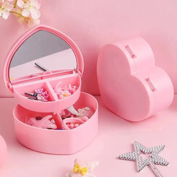 New Heart Shape Jewelry Storage Box