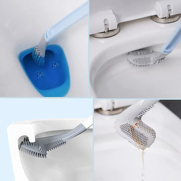 360 Deep Golf Head Brush Toilet Bowl Cleaner Brush For Bathroom