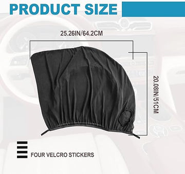 Pack of  4 Car Windows Sunshade  Cover