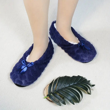 Fluffy Female Floor Slipper Women's Winter