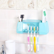 5 Toothbrush Holder Storage Box Tooth Brush Toothpaste Holder Organizer Bathroom Wall Mount