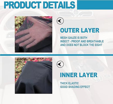 Pack of  4 Car Windows Sunshade  Cover