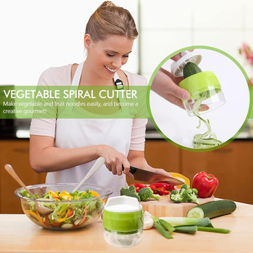 Home. Co - 4in1 Vegetable Spiral Cutter