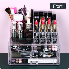 Acrylic Jewelry And Cosmetic Storage Makeup Organizer 6 Drawers Clear