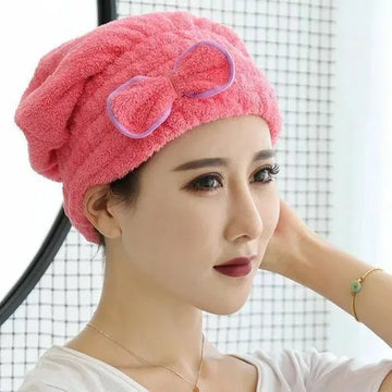 Bathroom Shower Cap Dry Hair Cap Hair Drying Towel Shower Cap Dry Hair Cap Bathroom Accessories Kitchen Oil-proof Cap