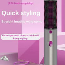 Hair Dryer Brush 3 In 1 Hair Blow Dryer Straightener Volumizer Negative Ion Styler Comb Kit