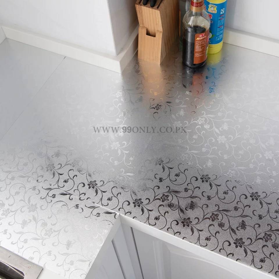 Aluminum Silver Foil Waterproof Self Adhesive Sticker Sheet Roll – 999Only