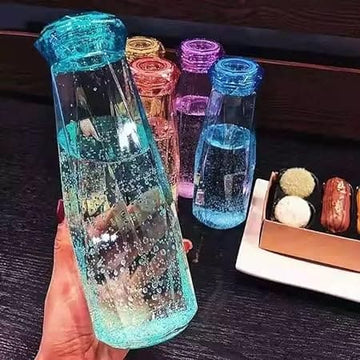 Diamond Water Bottle, Crystal Glass