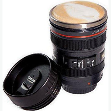 Camera Lens Mug With Lid..