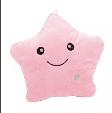 Led Star Pillow  Pink