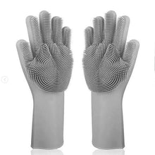 Silicone Washing Full Finger Gloves – For Home (random Colors)..