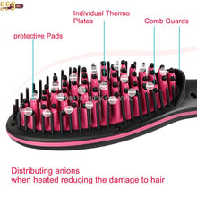 Electric Hair Straightener Brush