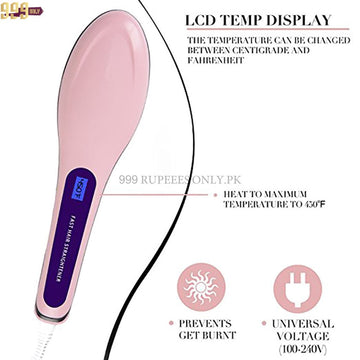 Electric Hair Straightener Brush