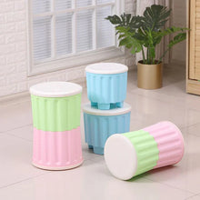 Smart Storage Stool/Drum Sitting Stool with Storage Compartment