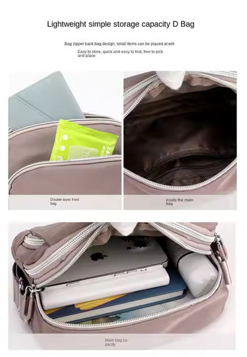 New  3 Zippers Crossbody Cellphone Bags For Women