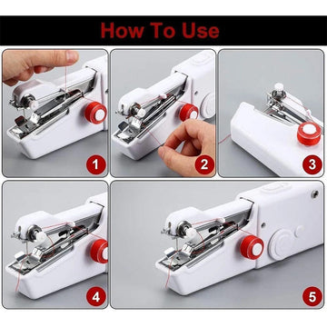 Handheld Sewing Machine, Mini Portable Stitch Sewing Machine