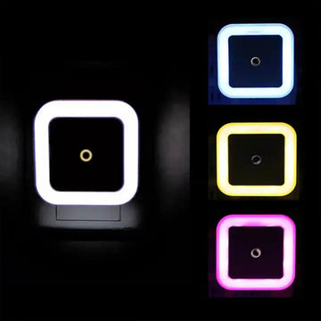 Automatic Led Night Light Eu Us Plug In Nightlight Smart Sensor