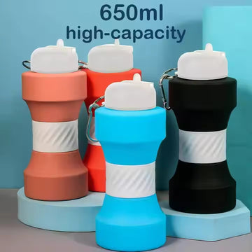 SILICONE COLLAPSIBLE WATER BOTTLE