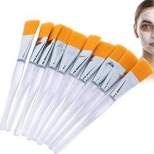 Pack of 2  -  Professional Makeup Brush Transparent Handle Facial Face Mud Mask Mixing Brush..