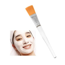 Pack of 2  -  Professional Makeup Brush Transparent Handle Facial Face Mud Mask Mixing Brush..