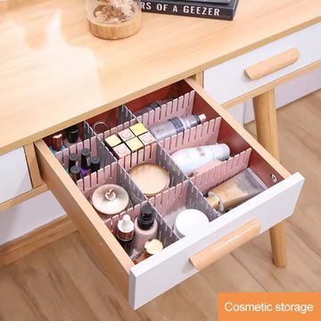 Drawer Organizer Partition 4 Pcs Separator