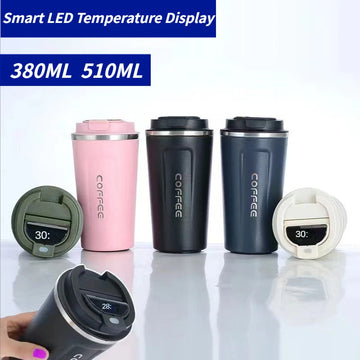 Insulated Coffee Mug Stainless Steel Tumbler Water Thermos Vacuum Flask Bottle Portable Travel Mug Thermal Cup