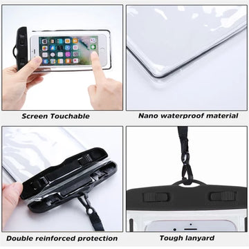 Waterproof Transparent Mobile Cover