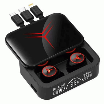 M88 Plus Earbuds Wireless With Power Bank LED Display Bluetooth & Portable Touch Version For Gaming & Music TWS V5.3