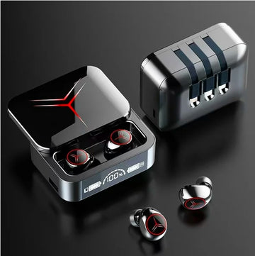 M88 Plus Earbuds Wireless With Power Bank LED Display Bluetooth & Portable Touch Version For Gaming & Music TWS V5.3