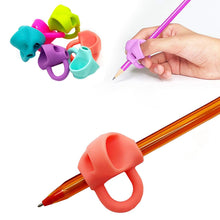 Pack of 3 - Pencil Grip Pen Writing Assistant Holder Child Pencil Grip Handwritten Non-toxic Silicone Posture Correction Finger Trainer..