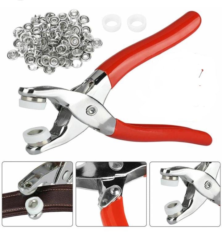 Tich Button Machine Plier Metal Mody With 50 Button.. – 999Only