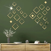 24pc Set Acrylic Mirror Wall Stickers..