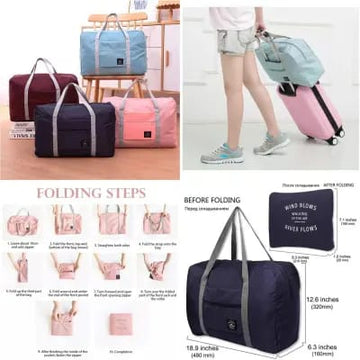 Multifunction Large Capacity Casual Folding Waterproof Luggage Storage Bags Suitcase Travel Pouch Handbag Organizer Tote Bag