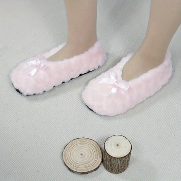 Fluffy Female Floor Slipper Women's Winter