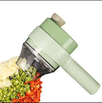 Electric Handheld Hammer Multi Function Vegetable Cutter Set Food Chopper