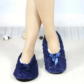 Fluffy Female Floor Slipper Women's Winter
