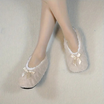 Fluffy Female Floor Slipper Women's Winter