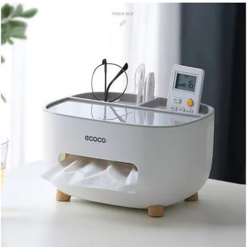 Newest Tissue Box Napkin Holder Remote Control Storage Desk Organizer Office Multifunctional Sundries Ontainer Storage Home Gift
